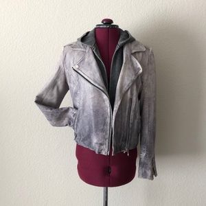 DOMA Leather Convertible Jacket